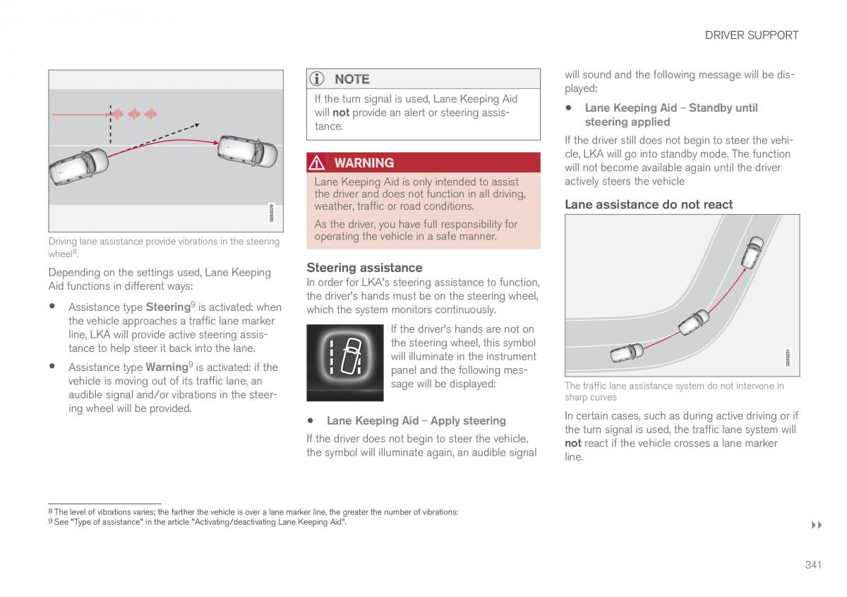 Volvo XC90 II 2 owners manual / page 343