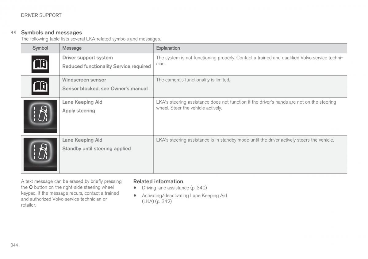 Volvo XC90 II 2 owners manual / page 346