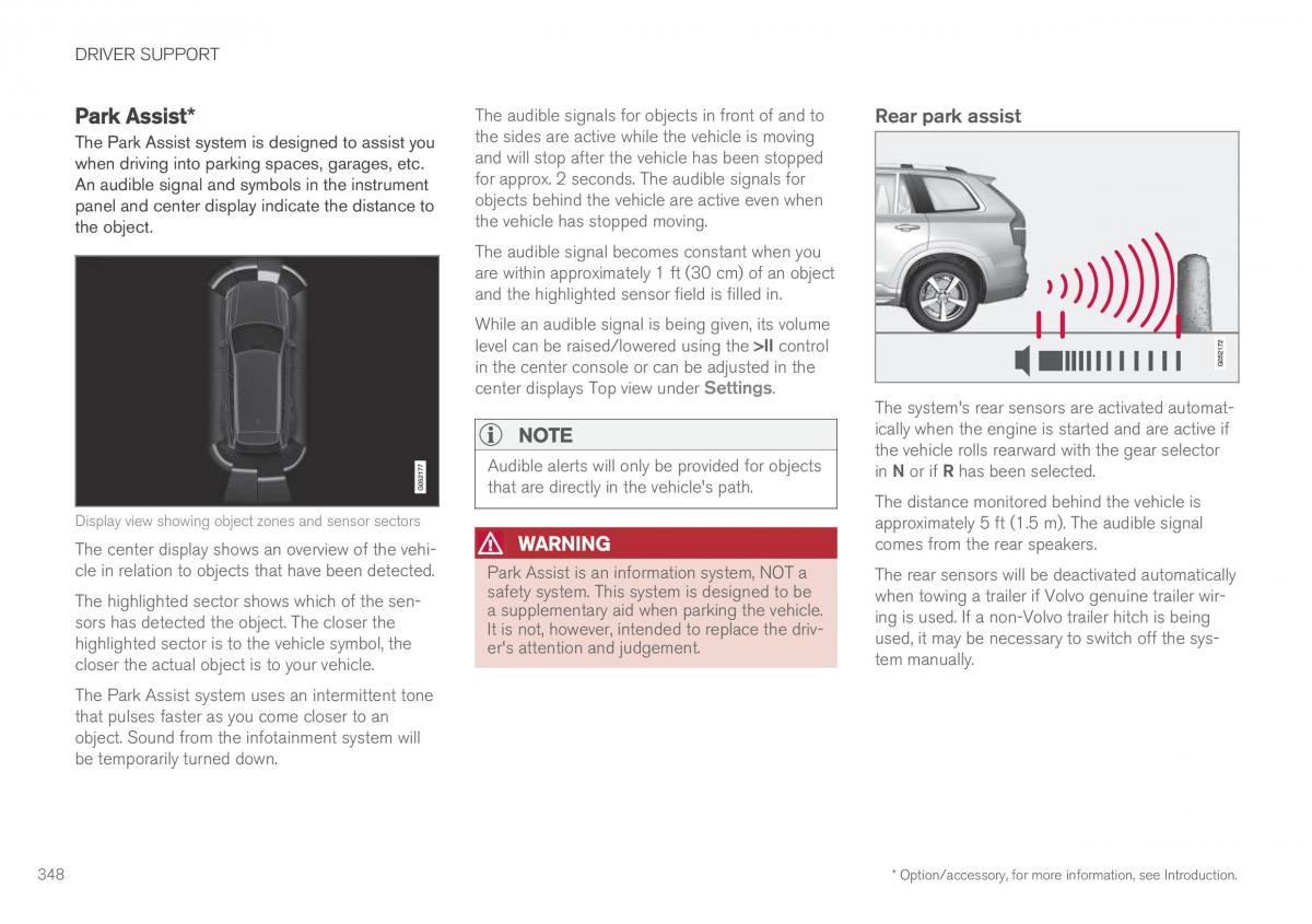 Volvo XC90 II 2 owners manual / page 350