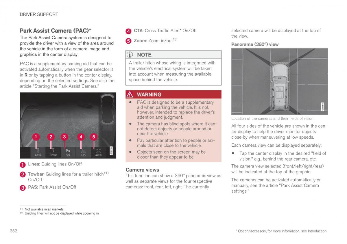 Volvo XC90 II 2 owners manual / page 354