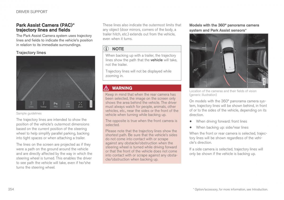 Volvo XC90 II 2 owners manual / page 356