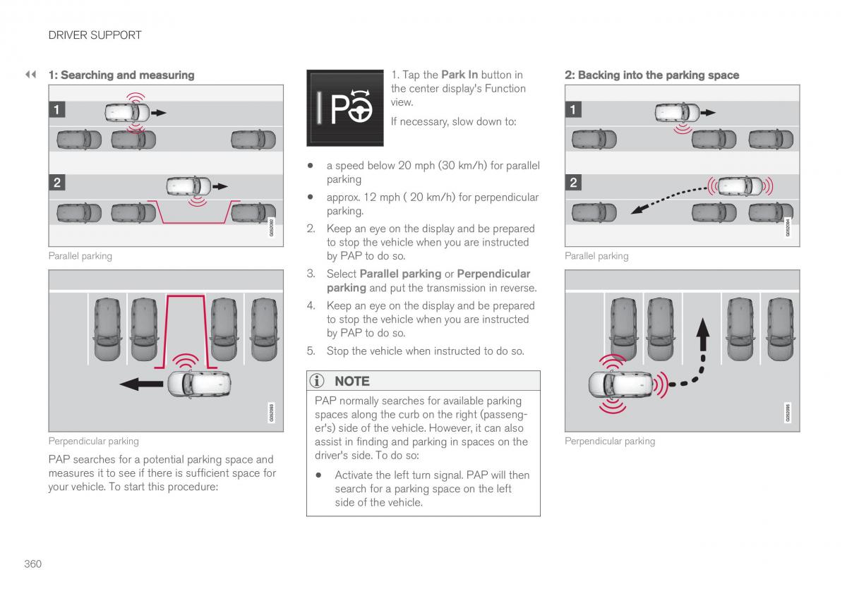 Volvo XC90 II 2 owners manual / page 362