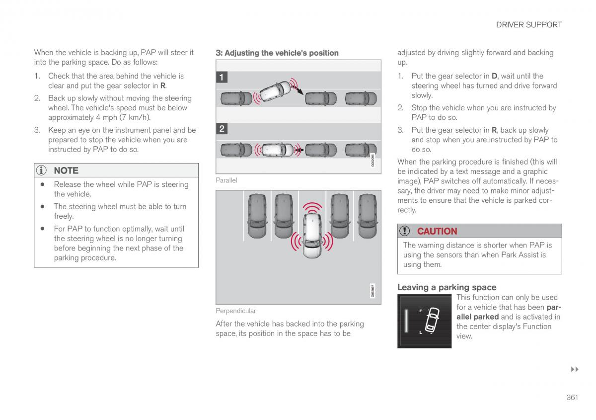 Volvo XC90 II 2 owners manual / page 363