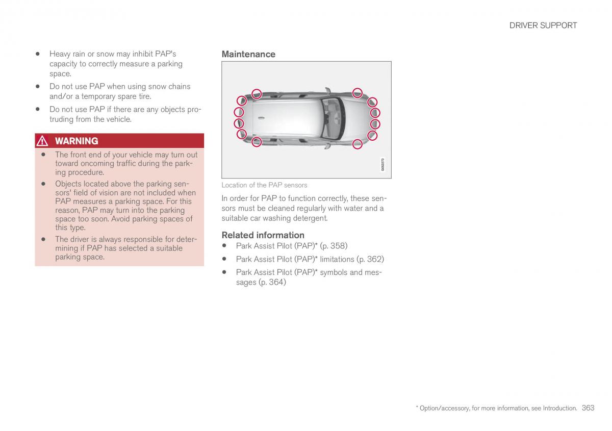 Volvo XC90 II 2 owners manual / page 365