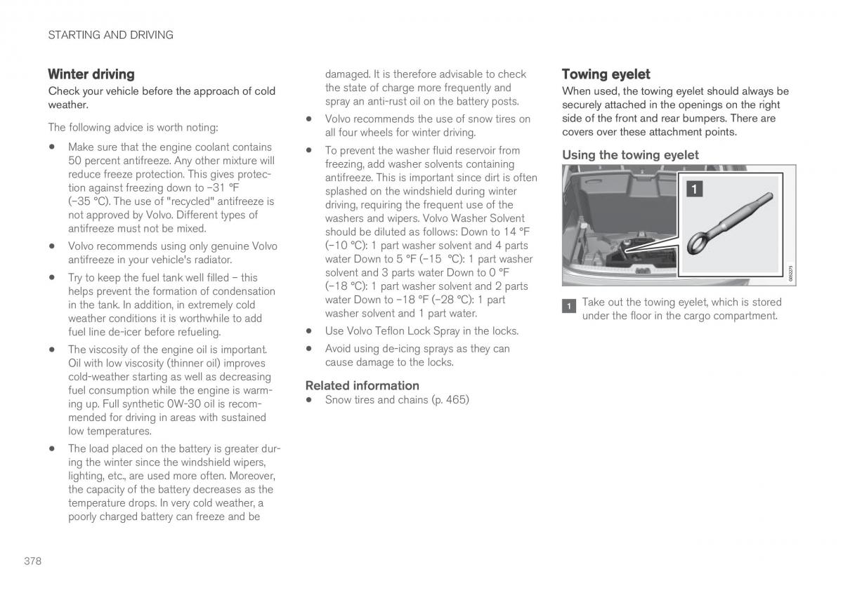 Volvo XC90 II 2 owners manual / page 380