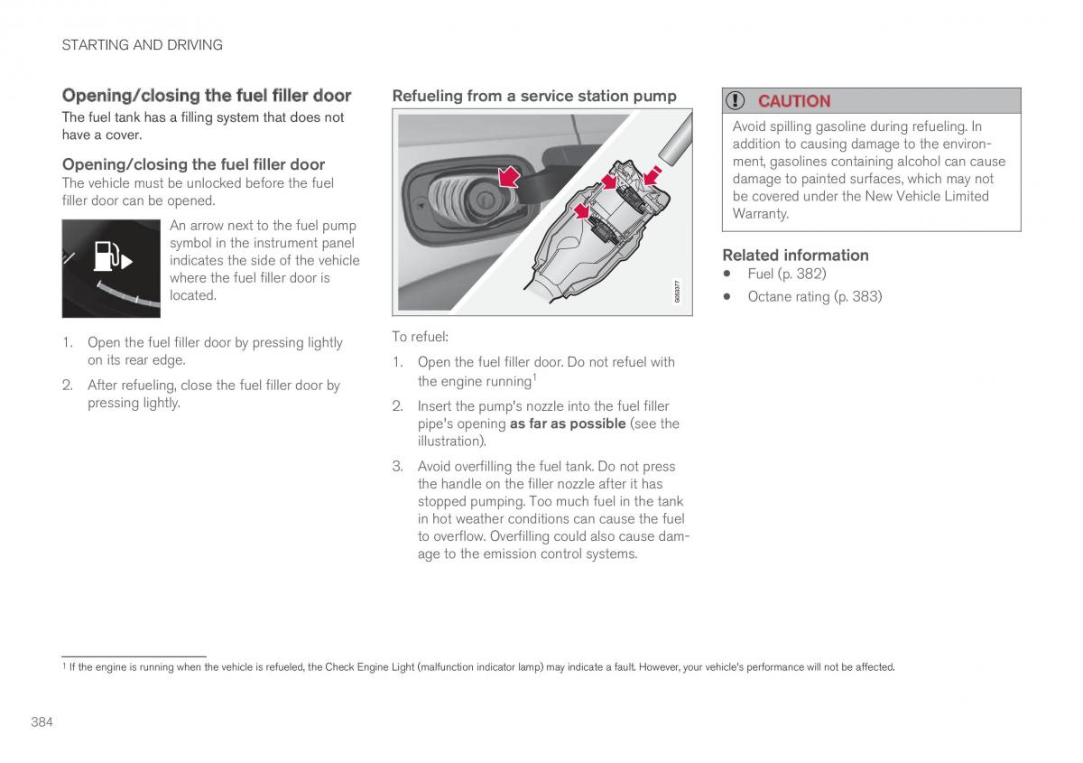 Volvo XC90 II 2 owners manual / page 386