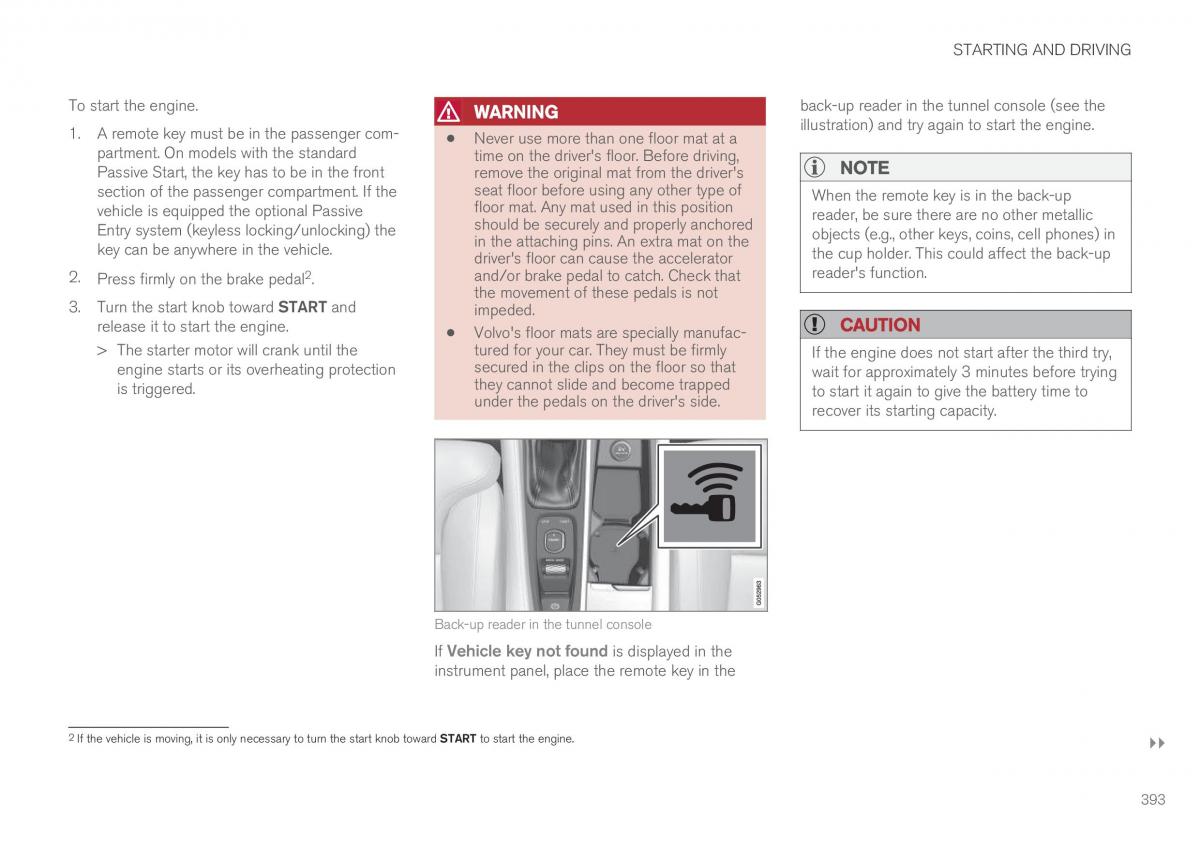 Volvo XC90 II 2 owners manual / page 395