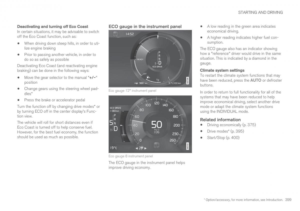 Volvo XC90 II 2 owners manual / page 401