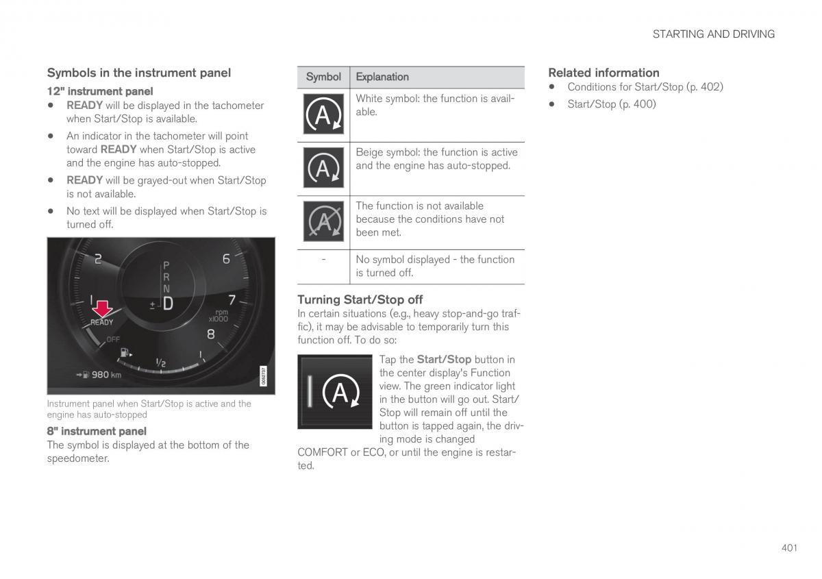 Volvo XC90 II 2 owners manual / page 403