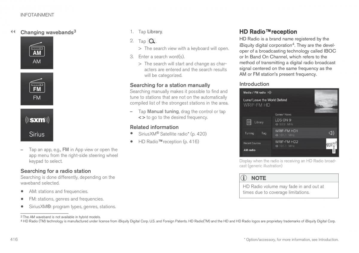 Volvo XC90 II 2 owners manual / page 418