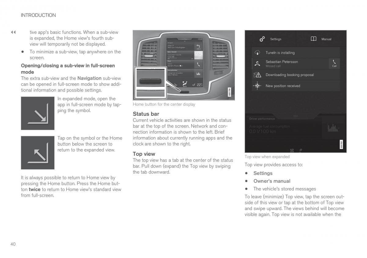 Volvo XC90 II 2 owners manual / page 42