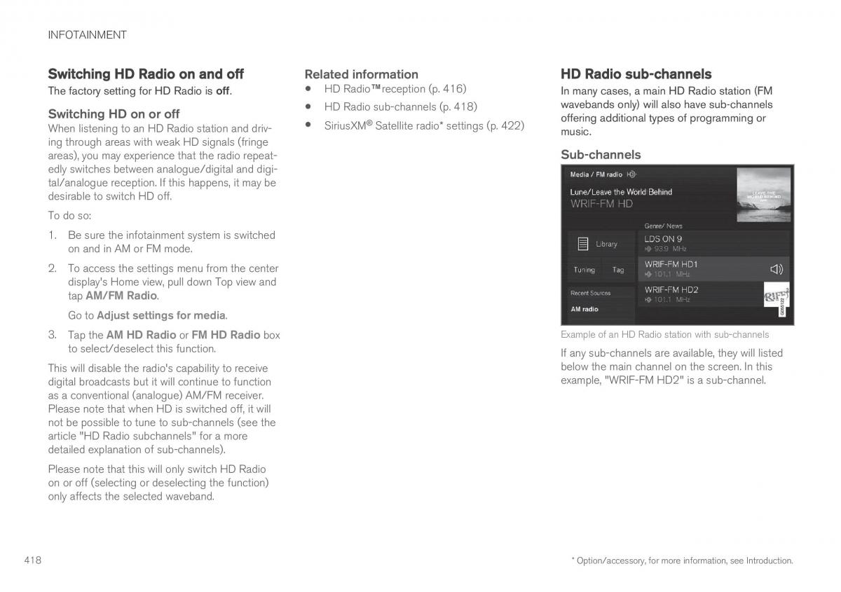 Volvo XC90 II 2 owners manual / page 420