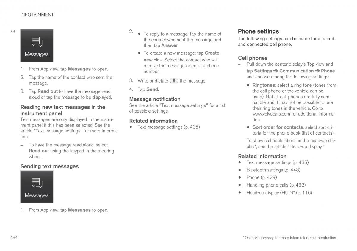 Volvo XC90 II 2 owners manual / page 436