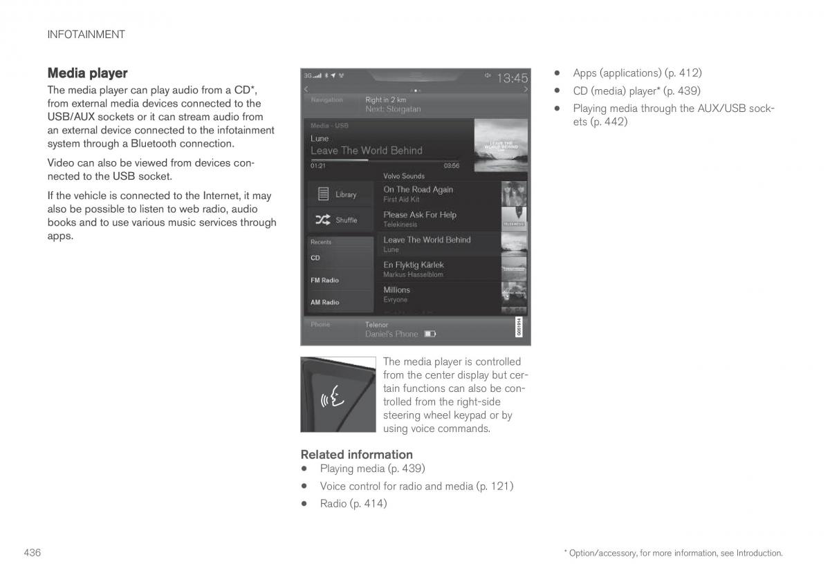 Volvo XC90 II 2 owners manual / page 438