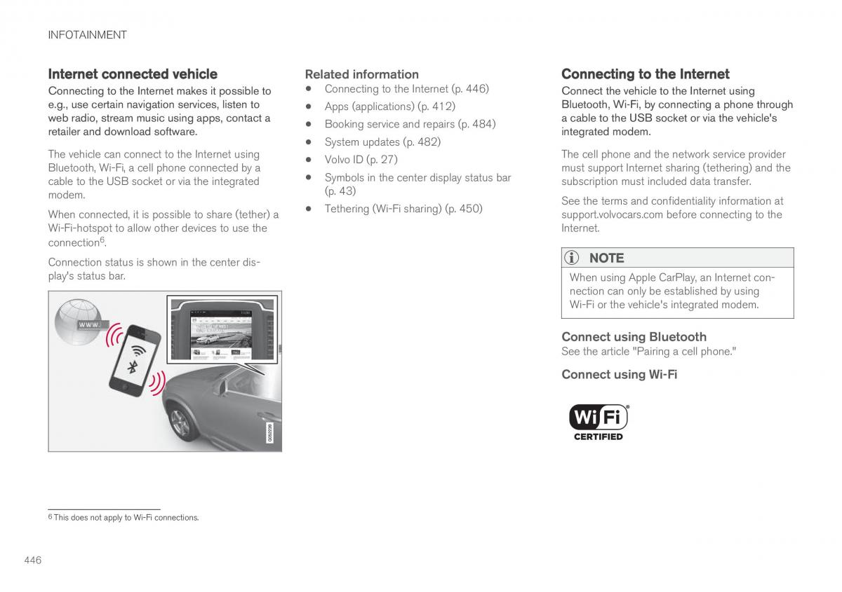 Volvo XC90 II 2 owners manual / page 448