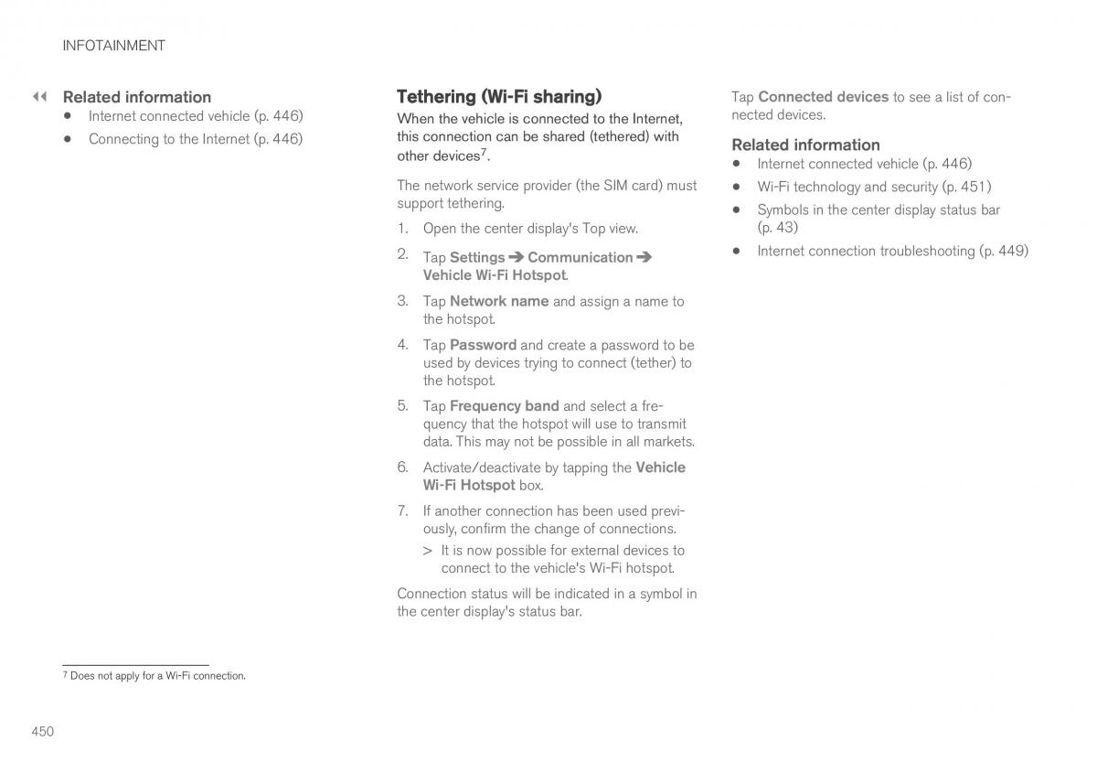 Volvo XC90 II 2 owners manual / page 452