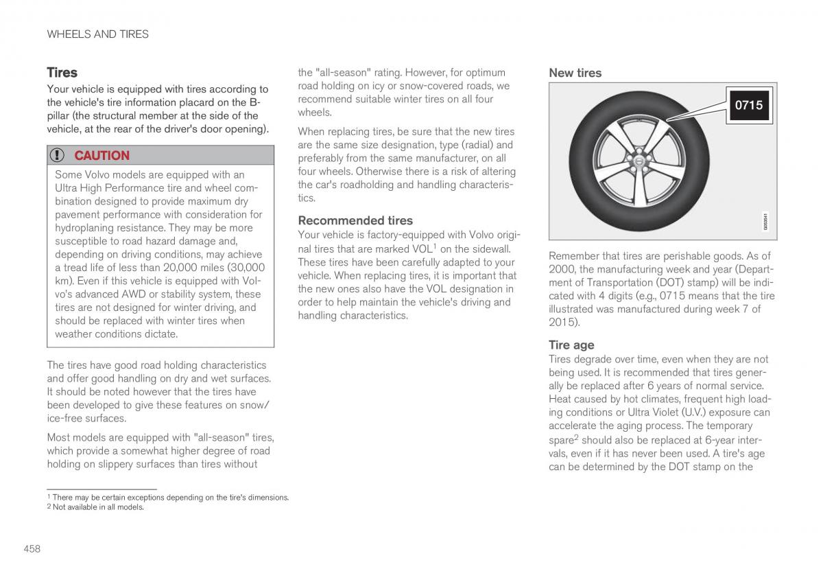 Volvo XC90 II 2 owners manual / page 460