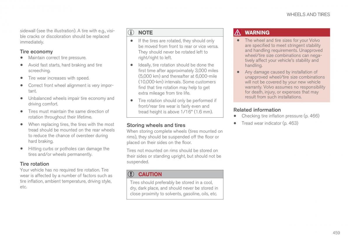 Volvo XC90 II 2 owners manual / page 461