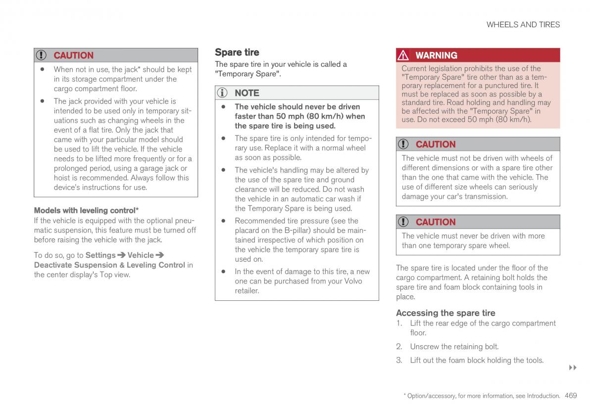 Volvo XC90 II 2 owners manual / page 471