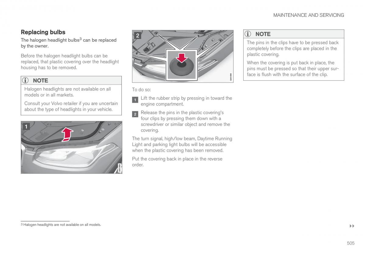 Volvo XC90 II 2 owners manual / page 507