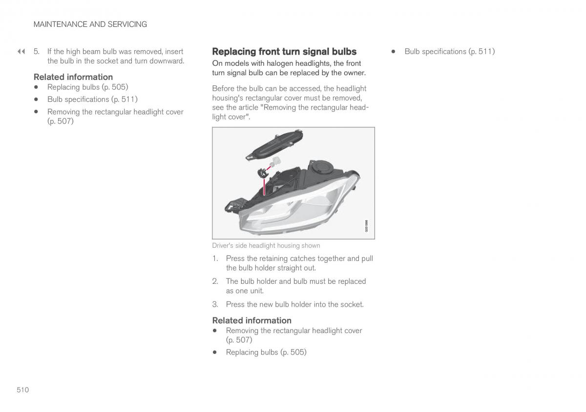 Volvo XC90 II 2 owners manual / page 512