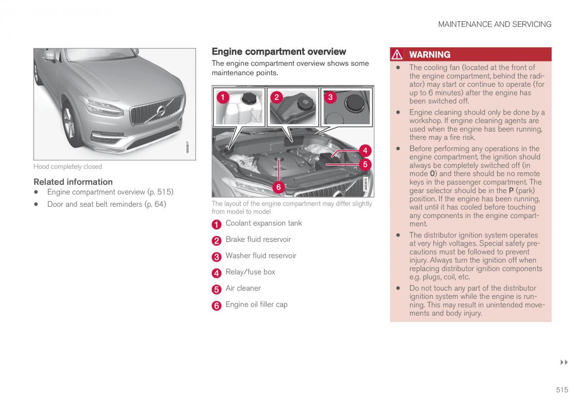 Volvo XC90 II 2 owners manual / page 517