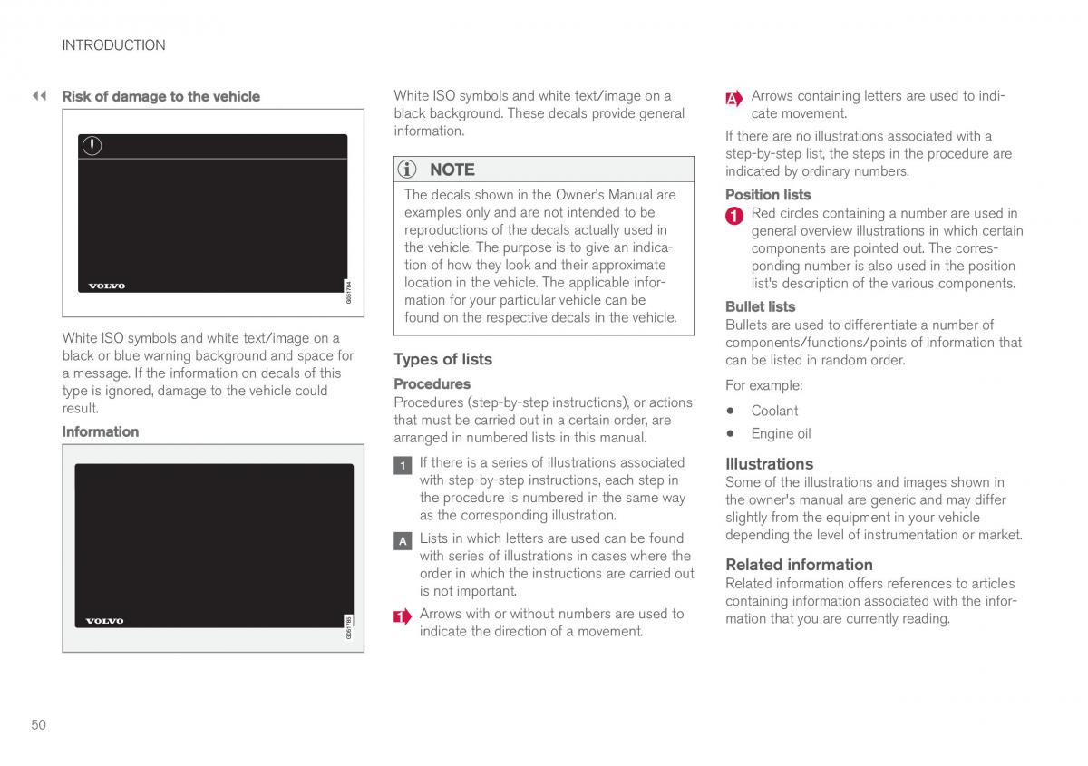 Volvo XC90 II 2 owners manual / page 52