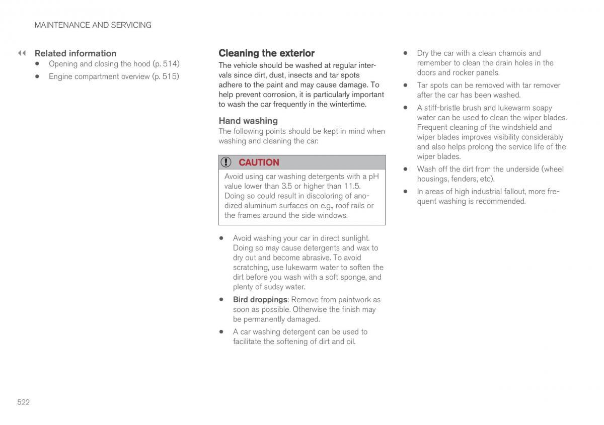 Volvo XC90 II 2 owners manual / page 524