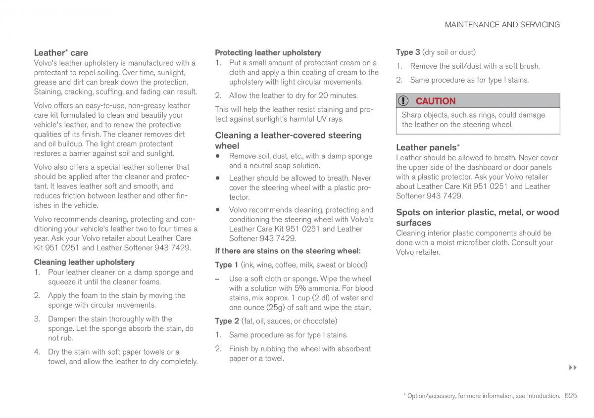 Volvo XC90 II 2 owners manual / page 527