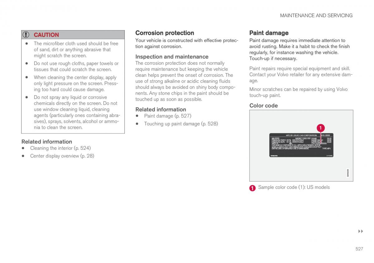 Volvo XC90 II 2 owners manual / page 529