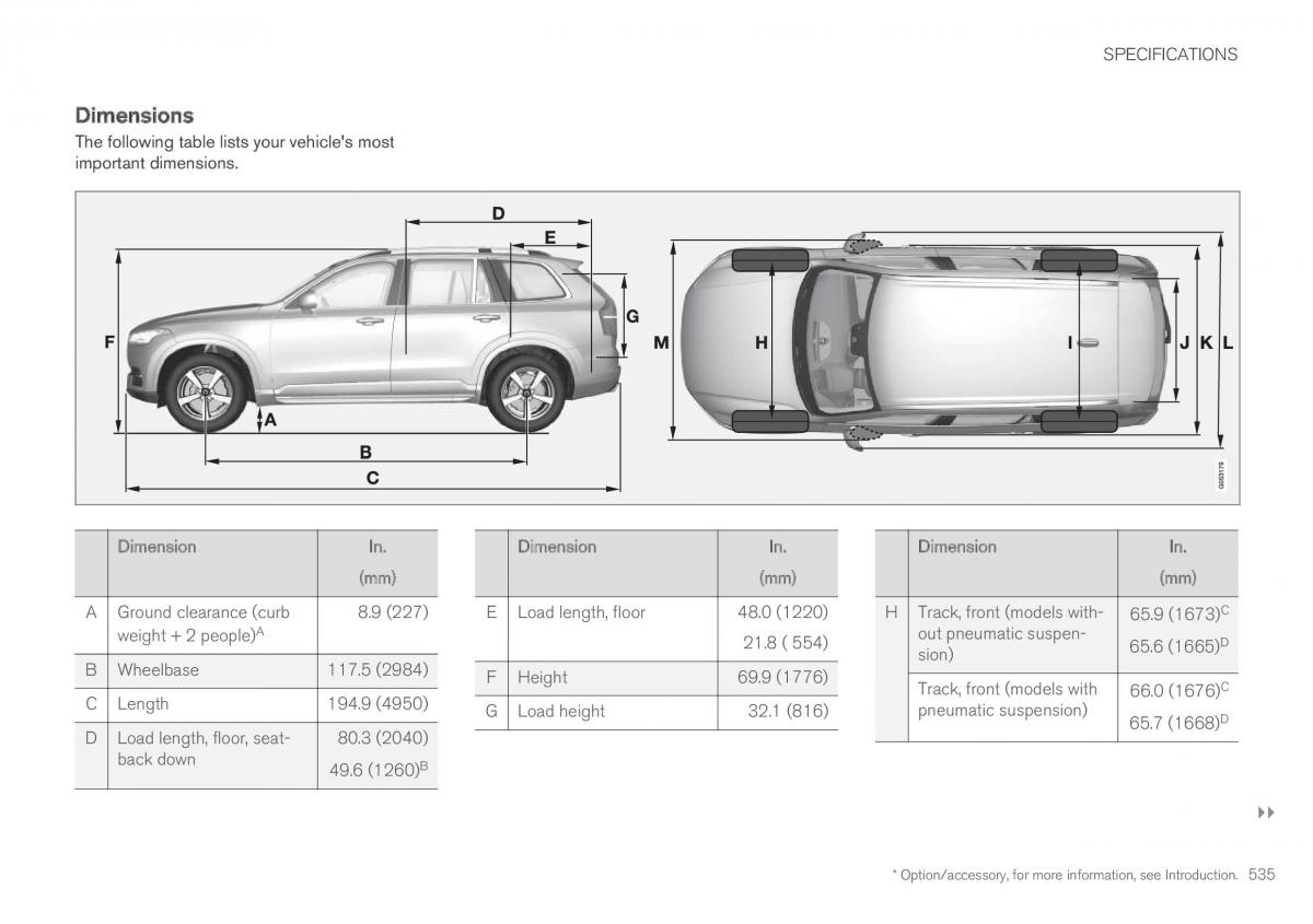 Volvo XC90 II 2 owners manual / page 537