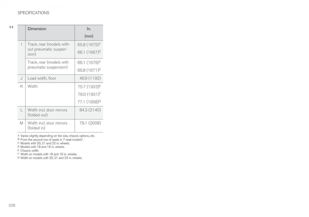 Volvo XC90 II 2 owners manual / page 538