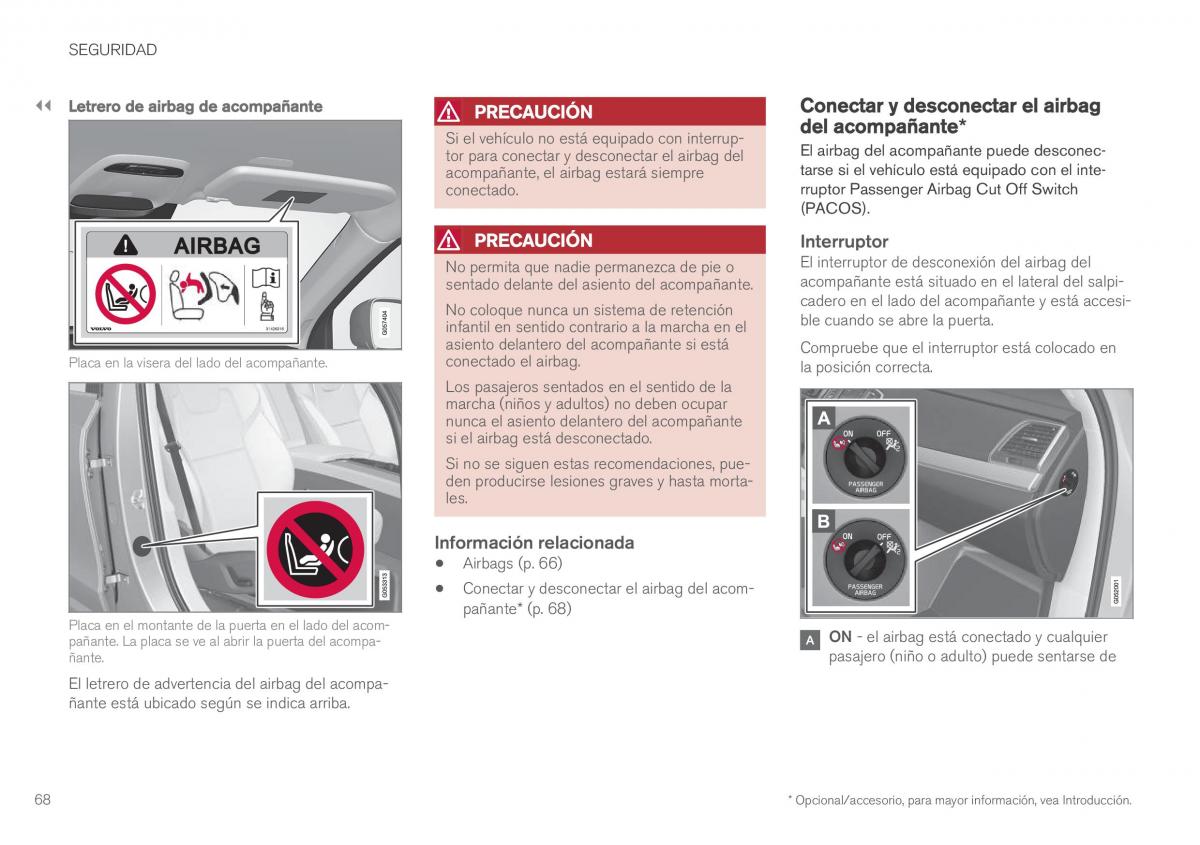 Volvo XC90 II 2 manual del propietario / page 70