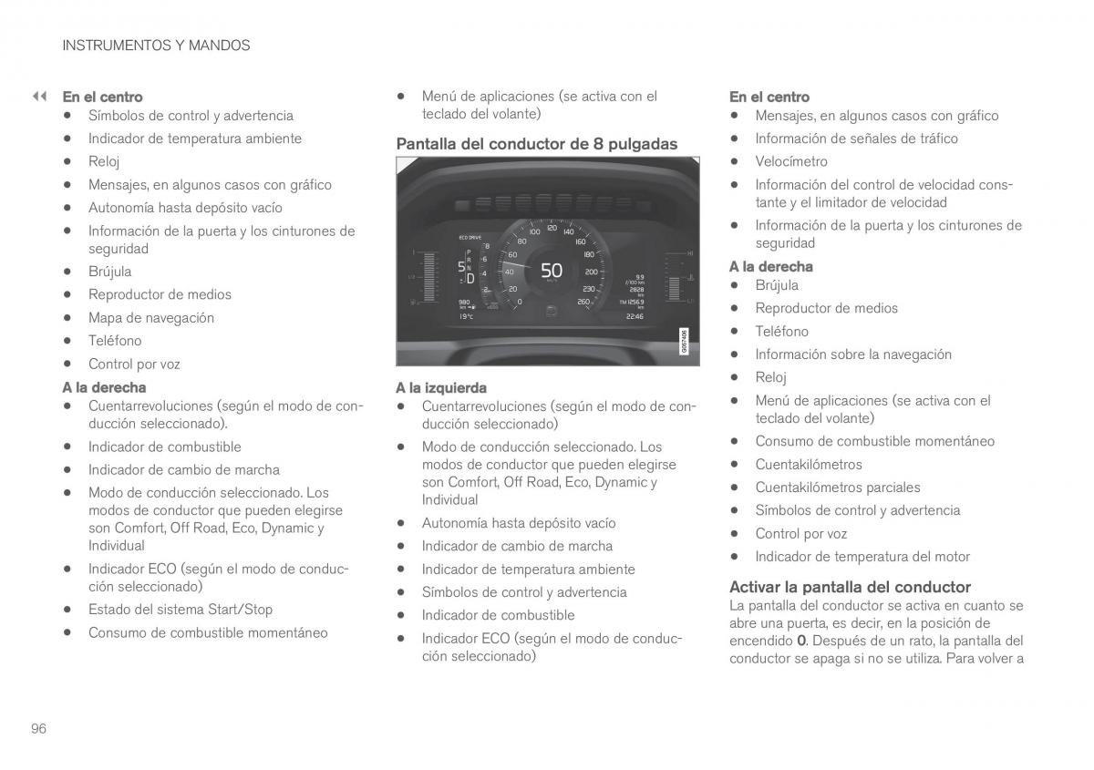 Volvo XC90 II 2 manual del propietario / page 98