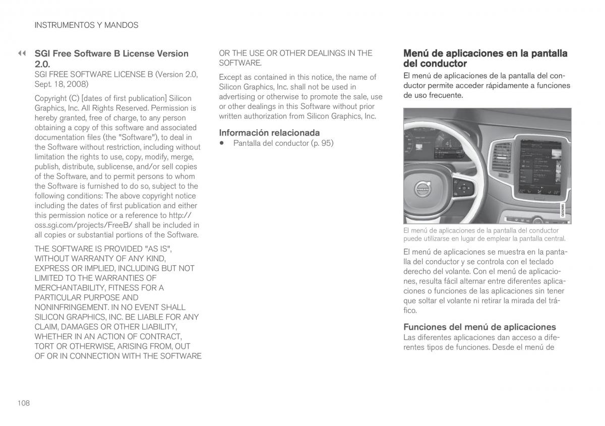 Volvo XC90 II 2 manual del propietario / page 110