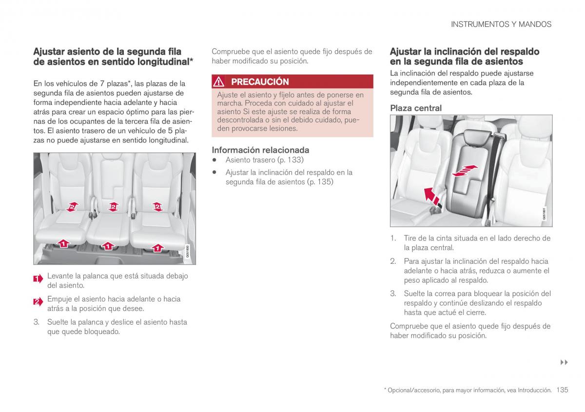 Volvo XC90 II 2 manual del propietario / page 137