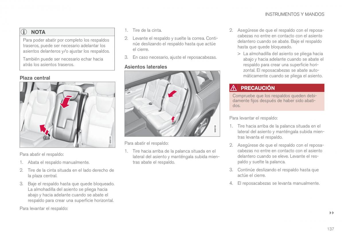 Volvo XC90 II 2 manual del propietario / page 139