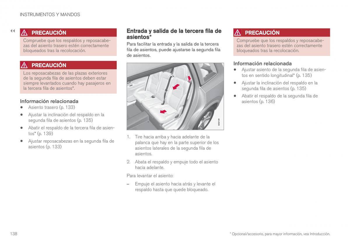 Volvo XC90 II 2 manual del propietario / page 140