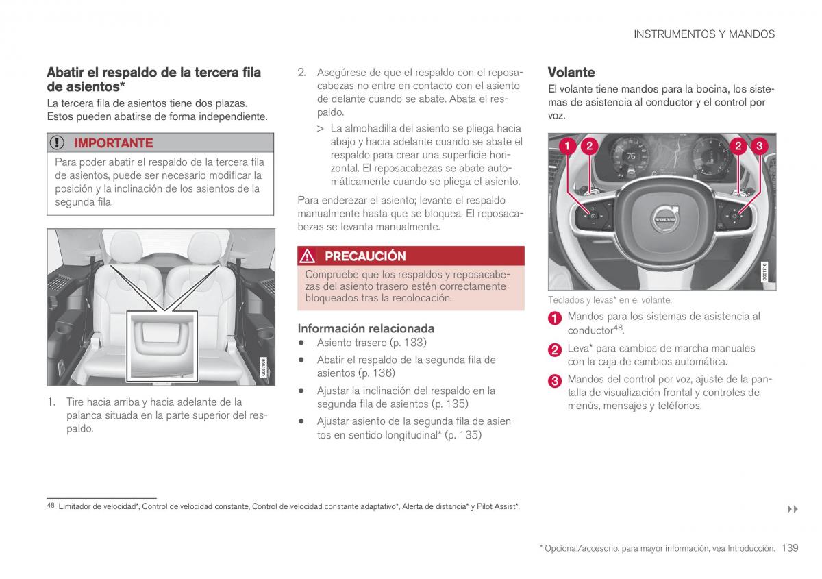 Volvo XC90 II 2 manual del propietario / page 141