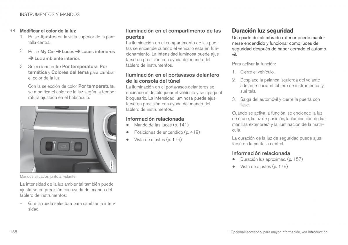 Volvo XC90 II 2 manual del propietario / page 158