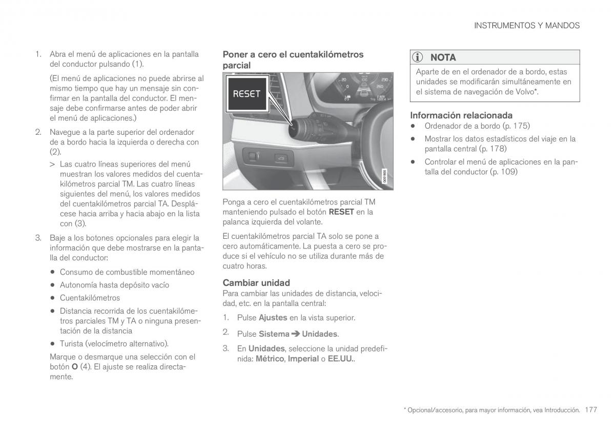 Volvo XC90 II 2 manual del propietario / page 179