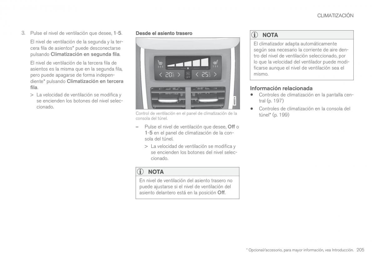 Volvo XC90 II 2 manual del propietario / page 207