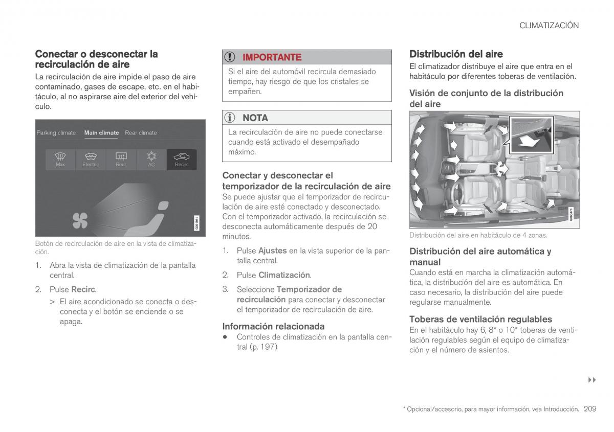 Volvo XC90 II 2 manual del propietario / page 211