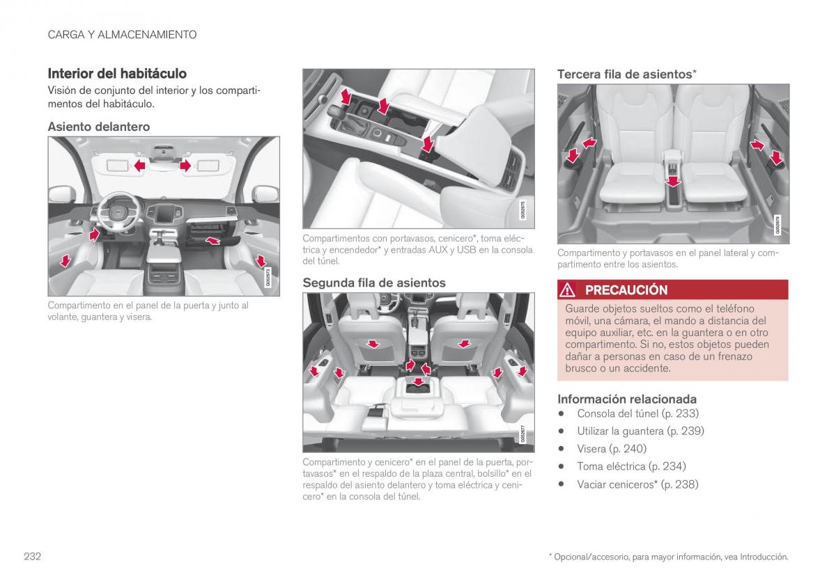 Volvo XC90 II 2 manual del propietario / page 234