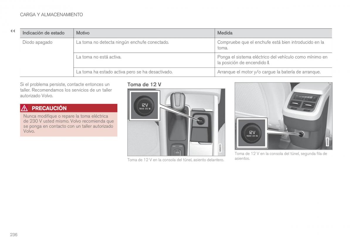 Volvo XC90 II 2 manual del propietario / page 238