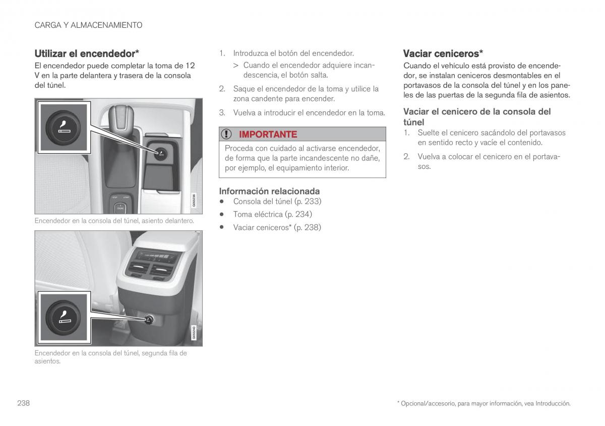 Volvo XC90 II 2 manual del propietario / page 240