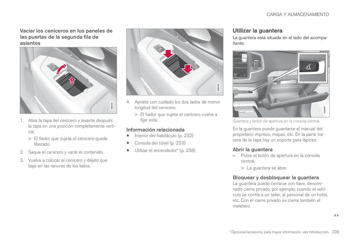 Volvo XC90 II 2 manual del propietario / page 241