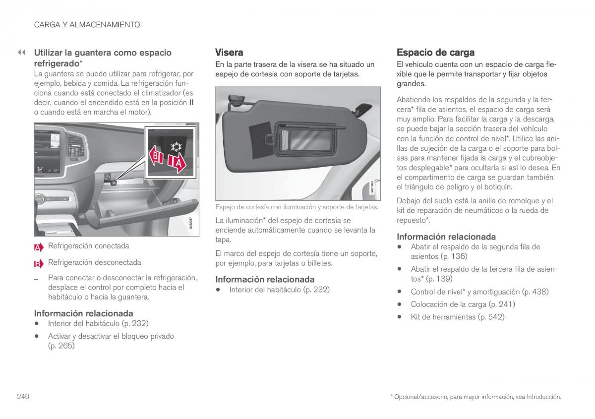 Volvo XC90 II 2 manual del propietario / page 242