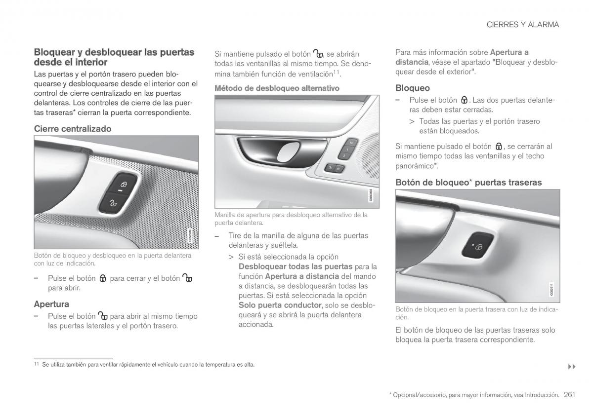 Volvo XC90 II 2 manual del propietario / page 263