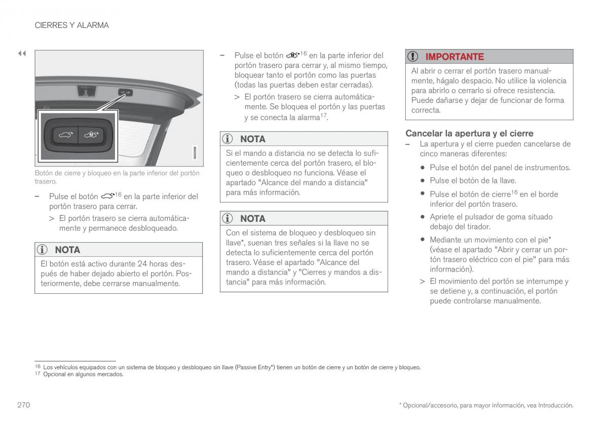 Volvo XC90 II 2 manual del propietario / page 272